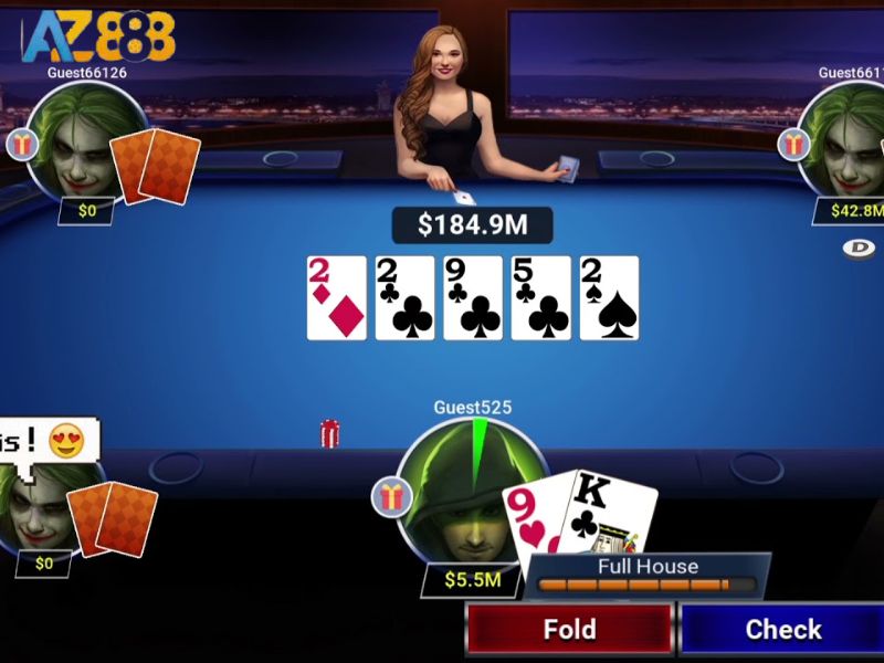 Top các thuật ngữ khi chơi poker online AZ888 cần nhớ