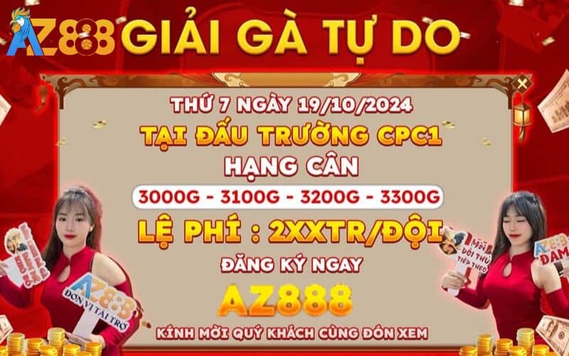 Thông Báo Giải Đấu Gà Tự Do Tại CPC1 Ngày 19/10/2024